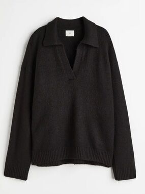 H&M Fine Knit Collared Jumper